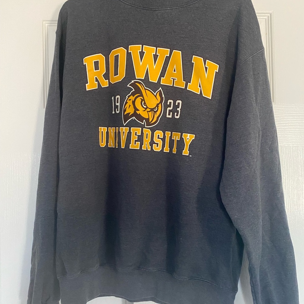 Champion Rowan University Gray Crewneck Sweatshirt